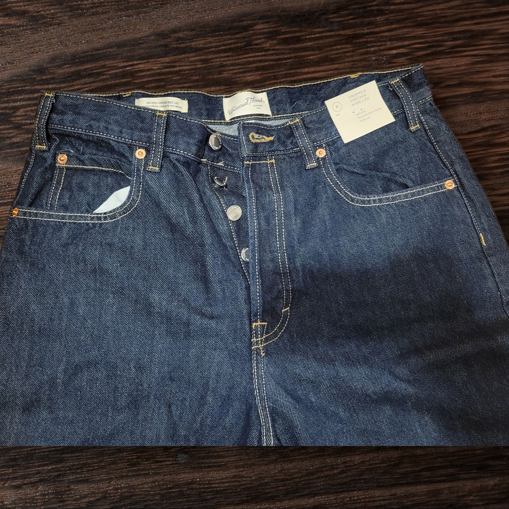 Universal Thread Blue Ankle Cropped Jeans Classic Denim - Picture 4 of 9